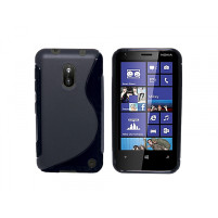 Силиконов гръб ТПУ S-Case за Nokia Lumia 620 черен